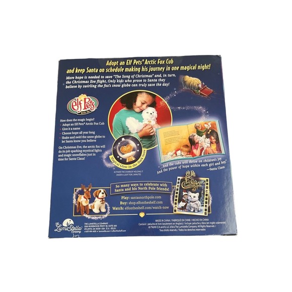 Elf On The Shelf Pets An Arctic Fox Tradition Plush and Storybook - Picture 2 of 2